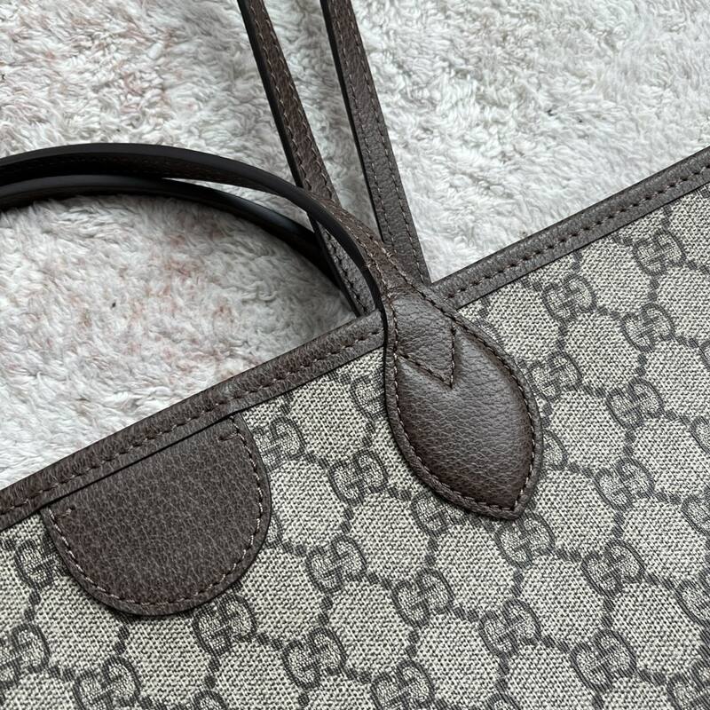 Gucci GG Supreme Beige Brown tote — Premium Replica