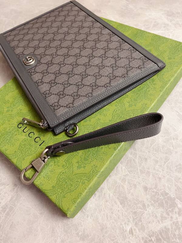 Gucci Ophidia GG Supreme Gray Black crossbody — 1:1 Replica