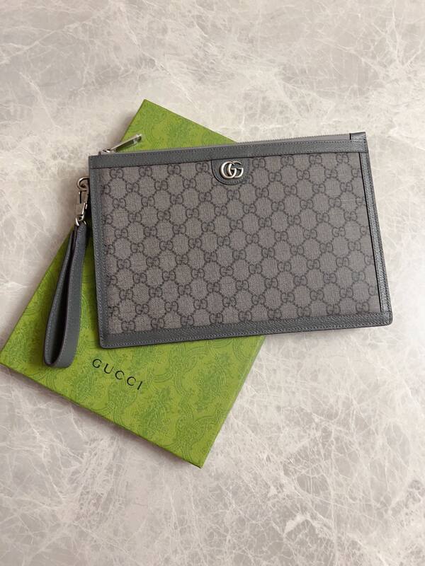 Gucci Ophidia GG Supreme Gray Black crossbody — 1:1 Replica