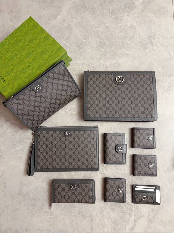 Gucci Ophidia GG Supreme Gray Black crossbody — 1:1 Replica