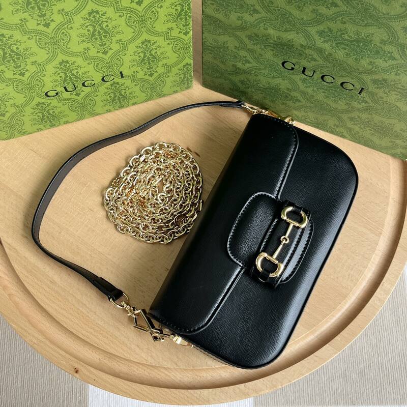 Gucci Horsebit 1955 Black shoulder — AAA Quality Replica
