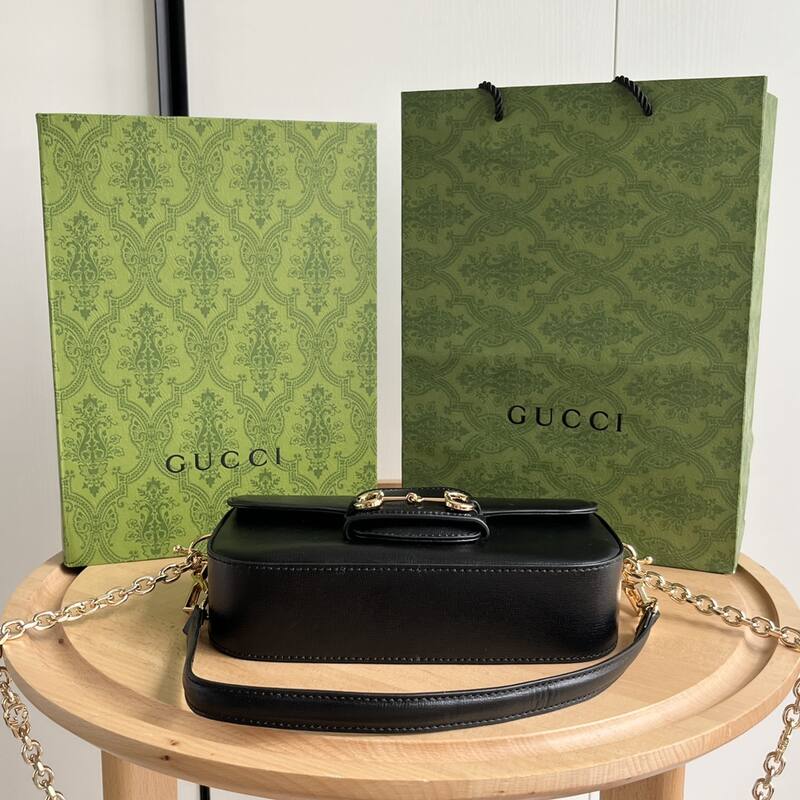 Gucci Horsebit 1955 Black shoulder — AAA Quality Replica