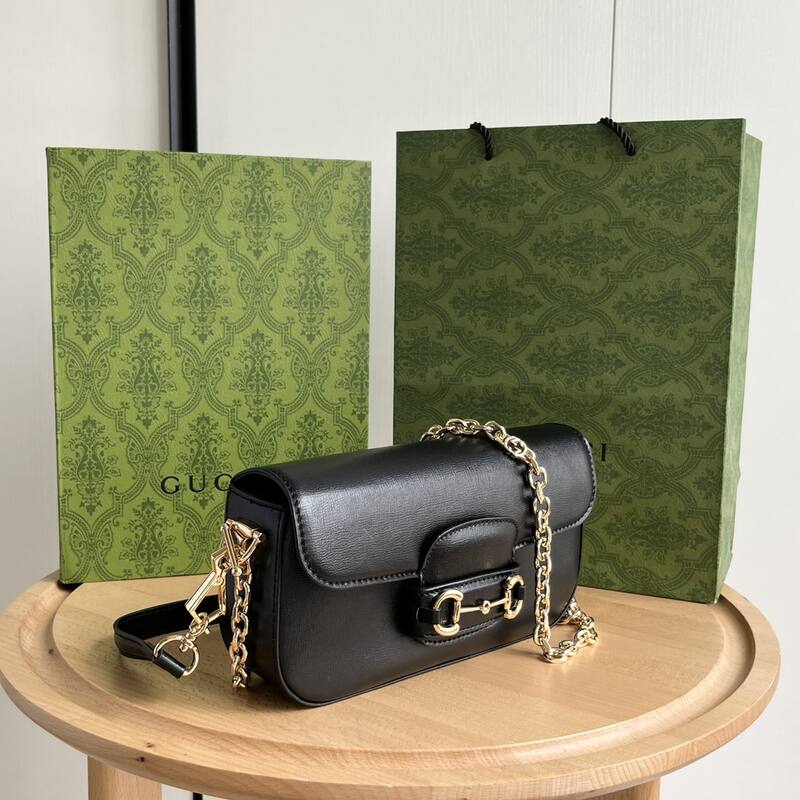 Gucci Horsebit 1955 Black shoulder — AAA Quality Replica