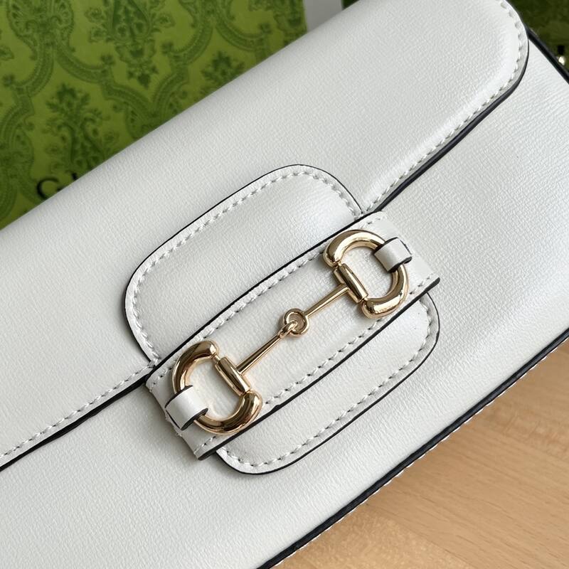 Gucci Horsebit 1955 White shoulder — 1:1 Replica