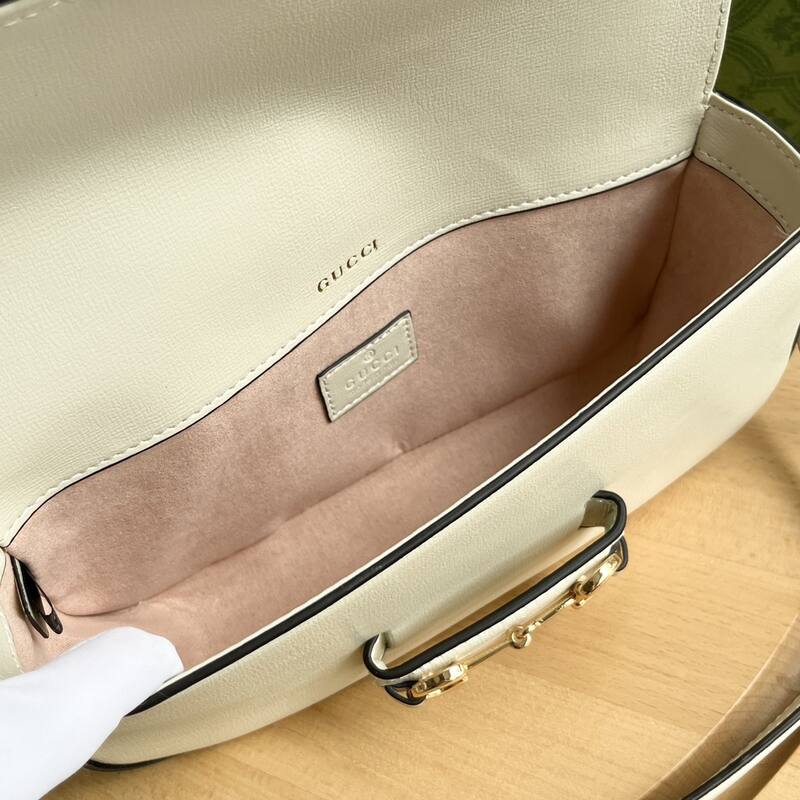Gucci Horsebit 1955 White shoulder — 1:1 Replica