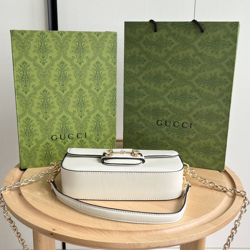 Gucci Horsebit 1955 White shoulder — 1:1 Replica