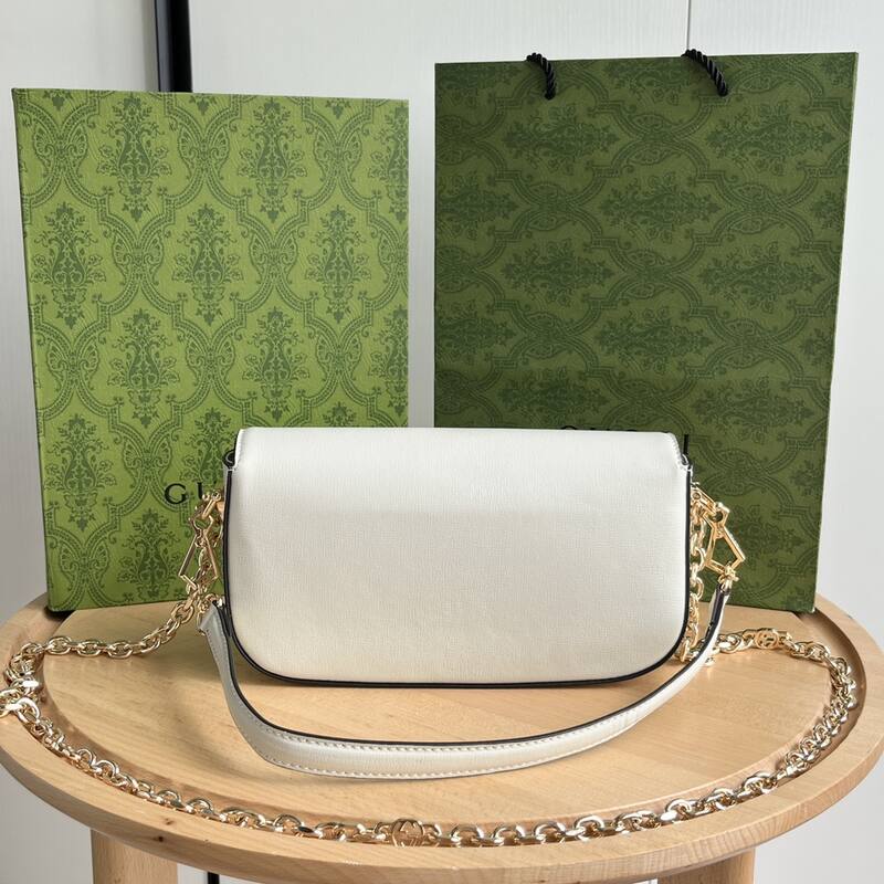 Gucci Horsebit 1955 White shoulder — 1:1 Replica