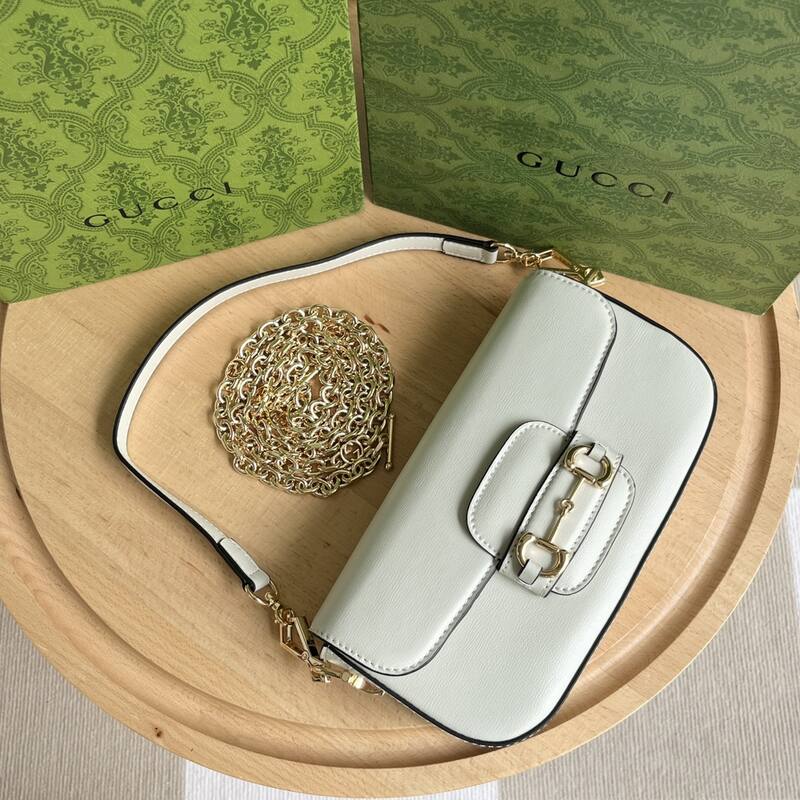 Gucci Horsebit 1955 White shoulder — 1:1 Replica