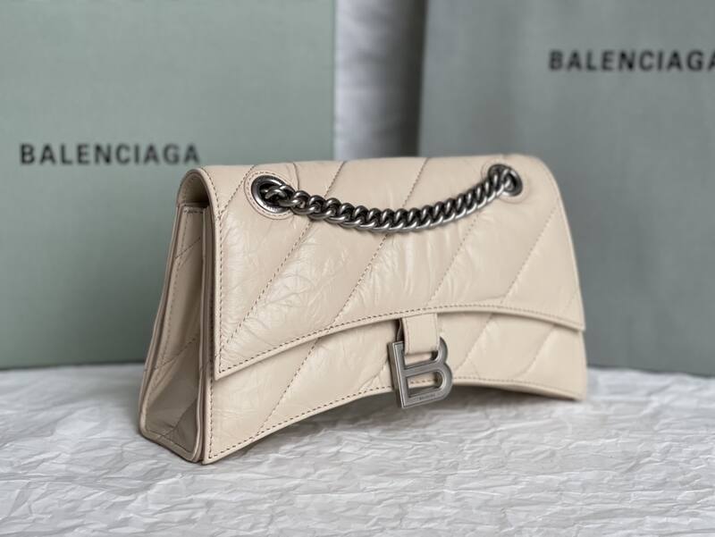 Balenciaga Hourglass Beige 23x14x10cm shoulder bag — 1:1 Replica