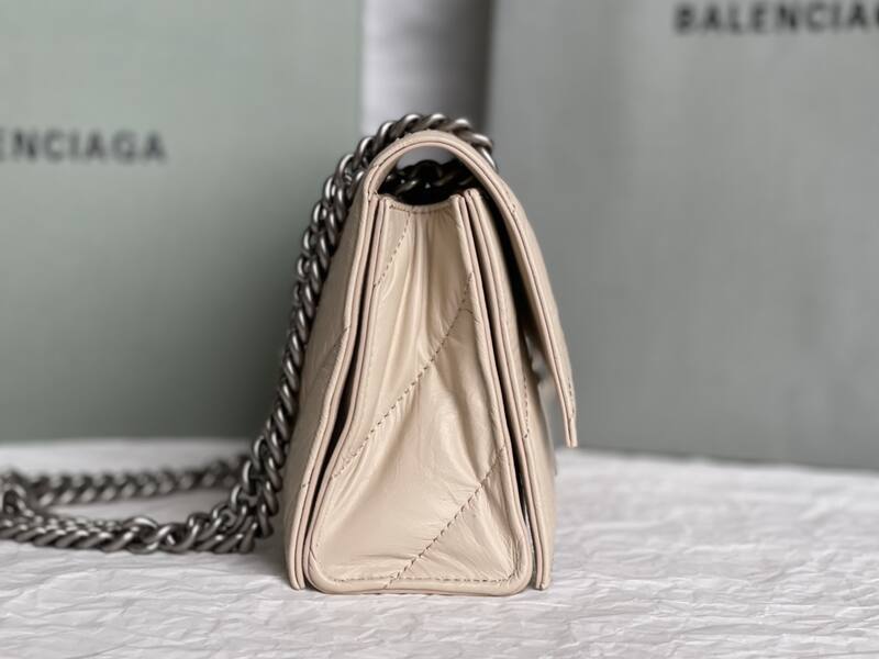 Balenciaga Hourglass Beige 23x14x10cm shoulder bag — 1:1 Replica