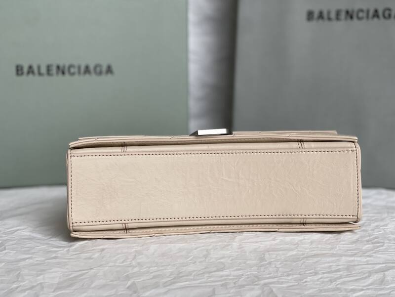 Balenciaga Hourglass Beige 23x14x10cm shoulder bag — 1:1 Replica