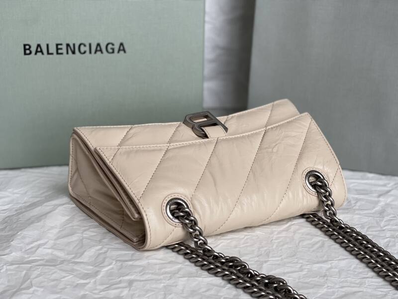Balenciaga Hourglass Beige 23x14x10cm shoulder bag — 1:1 Replica