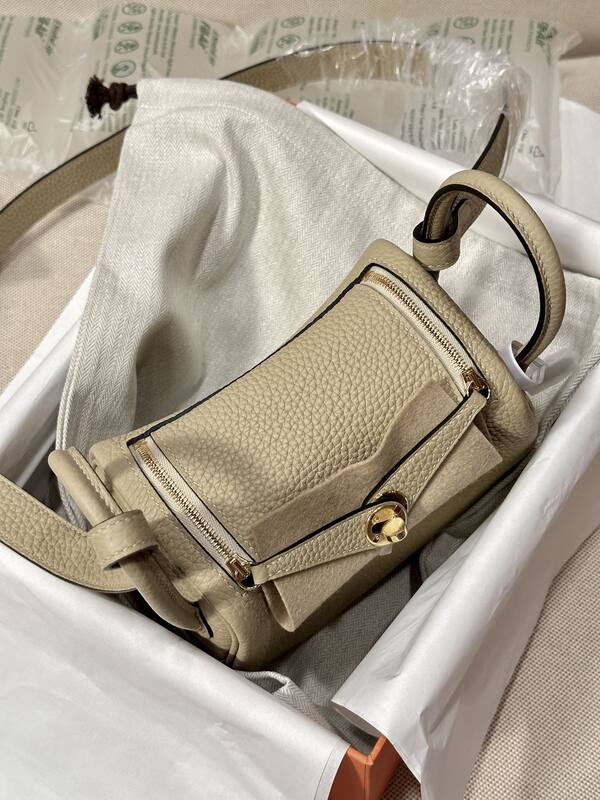 Hermes Lindy Beige mini shoulder — 1:1 Replica