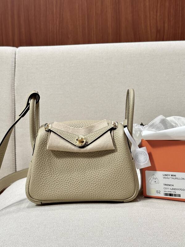 Hermes Lindy Beige mini shoulder — 1:1 Replica