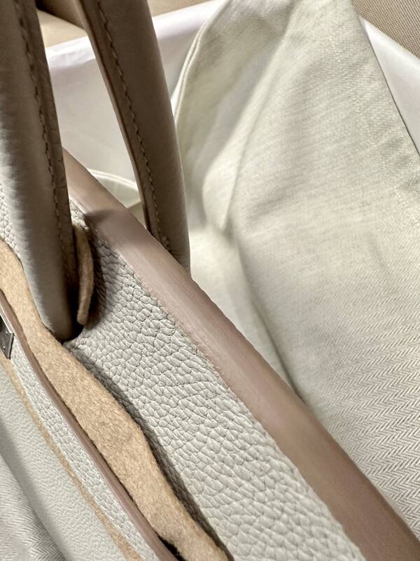 Hermes Birkin 25 Gris Perle 25 handbag — Premium Replica