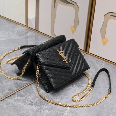 Saint Laurent LouLou Black 20 17 6cm crossbody Top Quality Replica