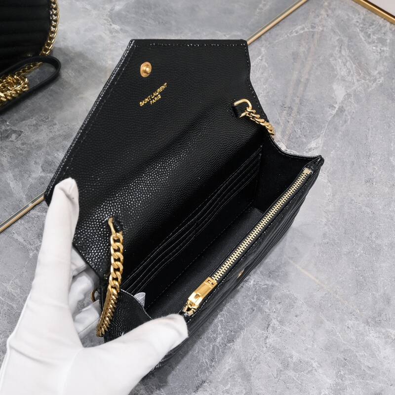 Saint Laurent LouLou Black 20 17 crossbody — Top Quality Replica