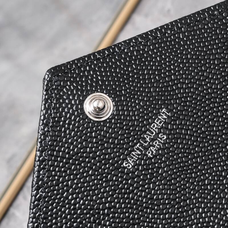 Saint Laurent Monogram Envelope Black 20 17 crossbody — AAA Quality Replica