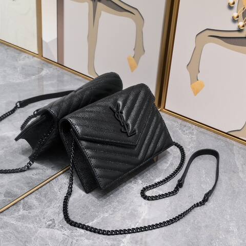 Saint Laurent LouLou Black 20 17 6cm crossbody Top Quality Replica