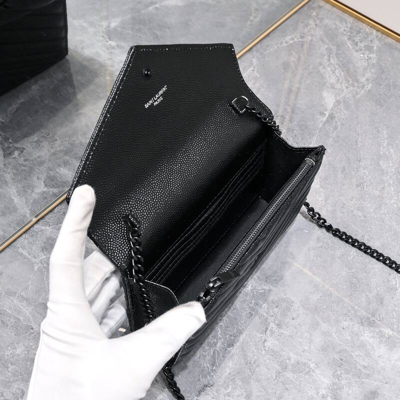 Saint Laurent LouLou Black 20 17 crossbody — Top Quality Replica