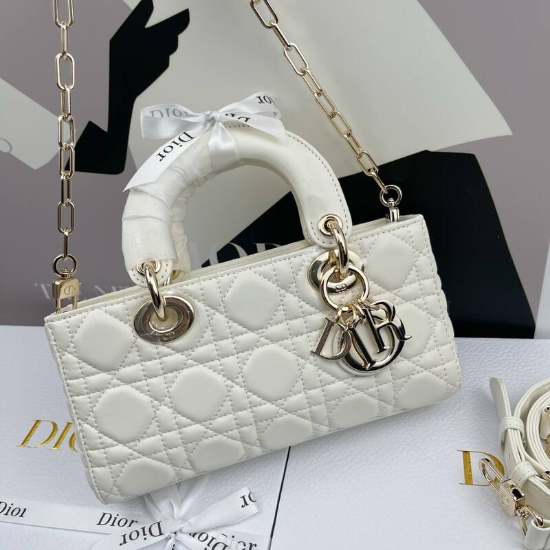 Dior Lady D-Joy White shoulder — Top Quality Replica