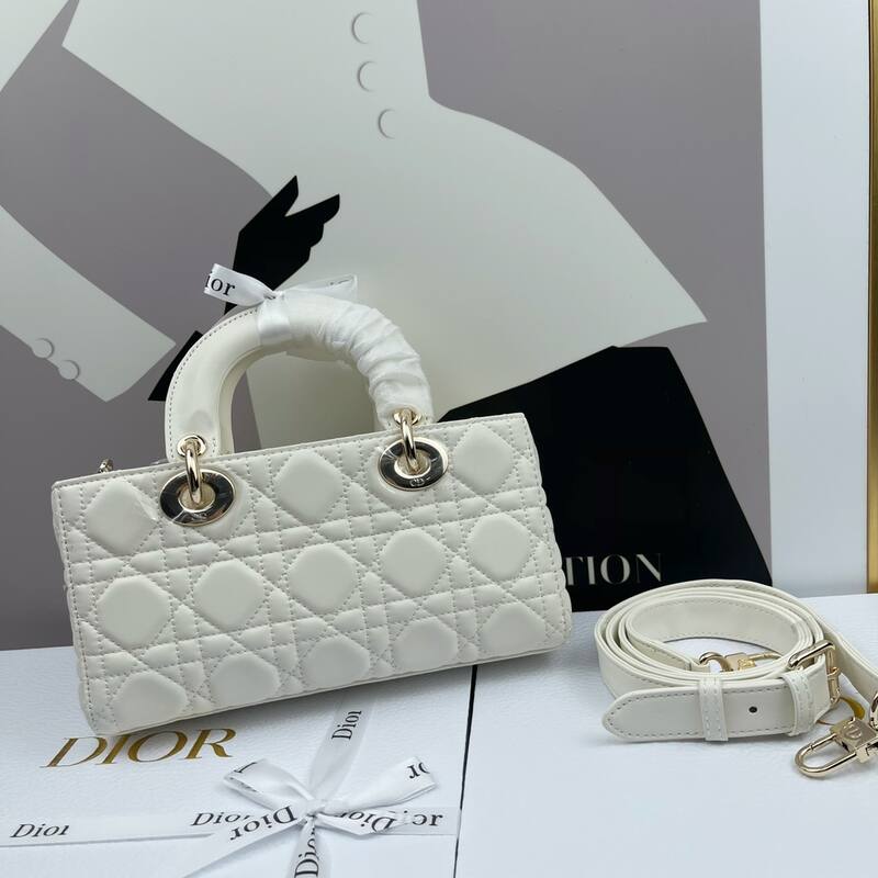 Dior Lady D-Joy White shoulder — Top Quality Replica