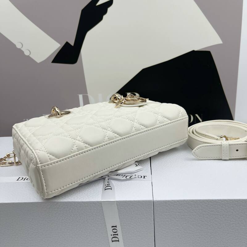Dior Lady D-Joy White shoulder — Top Quality Replica