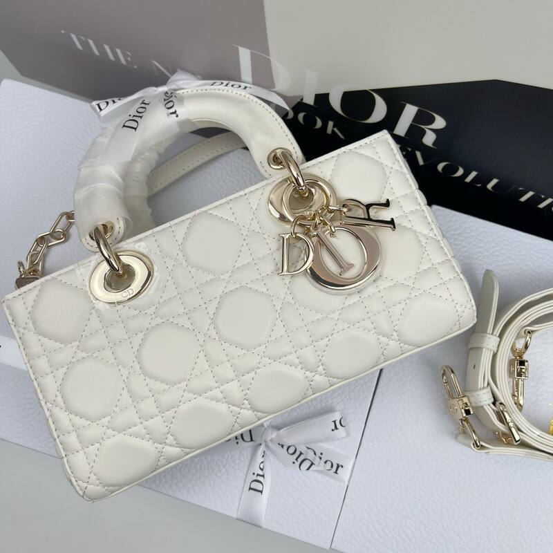 Dior Lady D-Joy White shoulder — Top Quality Replica