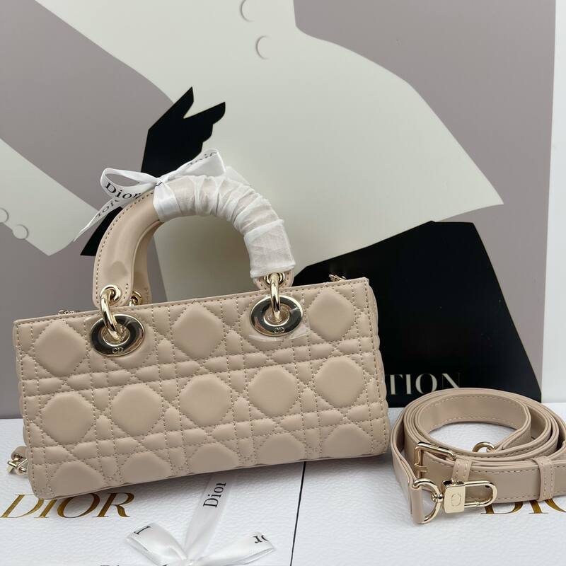 Dior Lady D-Joy Pink Beige shoulder — AAA Quality Replica