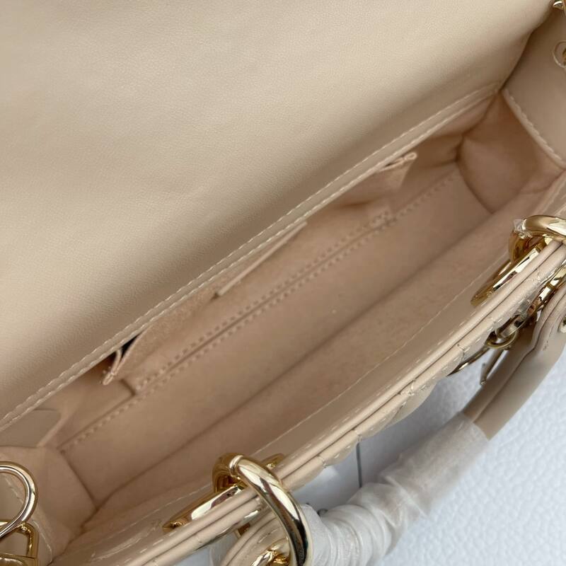 Dior Lady D-Joy Pink Beige shoulder — AAA Quality Replica
