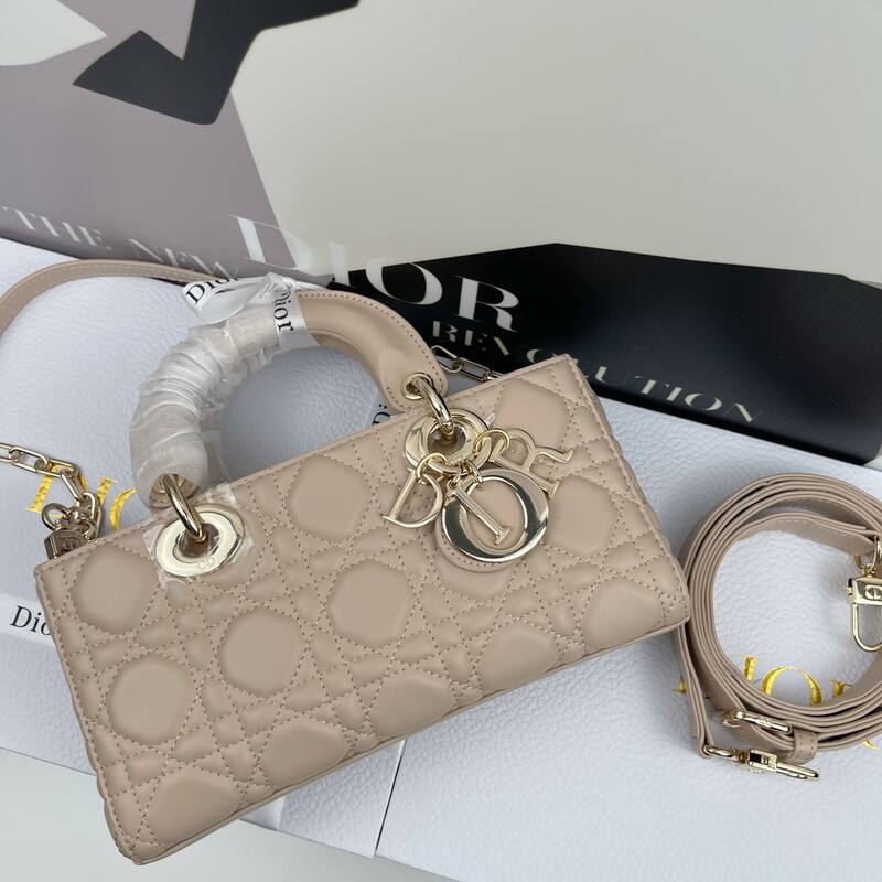 Dior Lady D-Joy Pink Beige shoulder — AAA Quality Replica