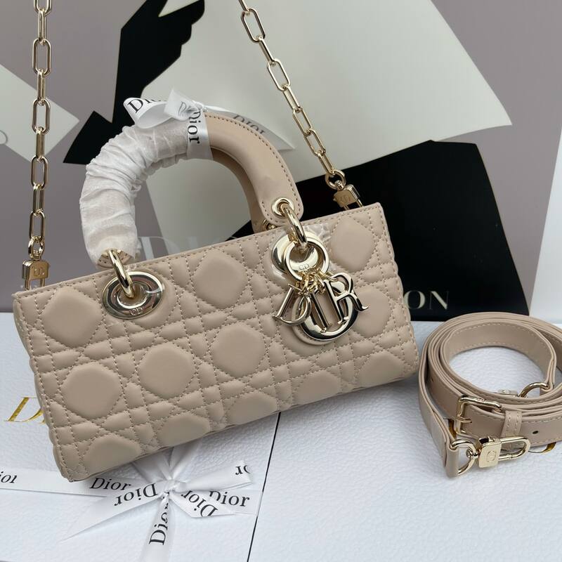 Dior Lady D-Joy Pink Beige shoulder — AAA Quality Replica