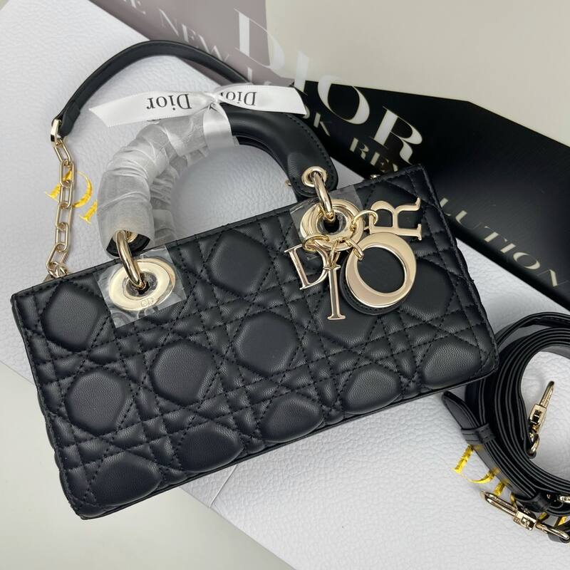 Dior Lady D-Joy Black shoulder — Top Quality Replica