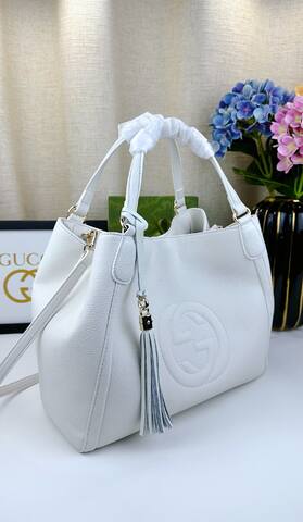 Gucci Soho White 35x29x16cm shoulder AAA Quality Replica