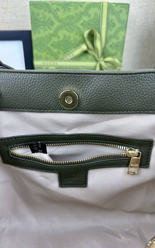 Gucci Soho 336751 Olive Green 30x26x14cm shoulder — AAA Quality Replica