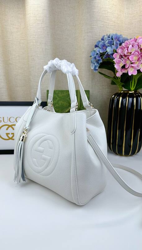 Gucci Soho 336751 White 30x26x14cm shoulder — AAA Quality Replica