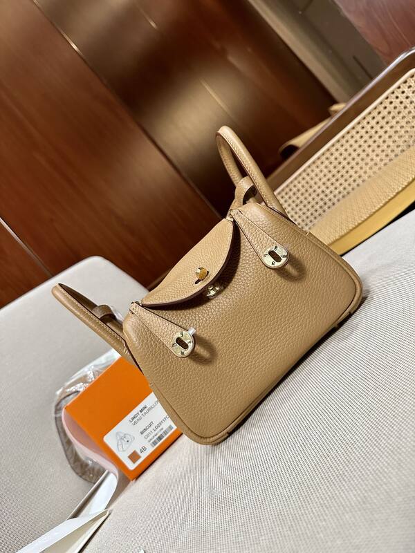 Hermes Lindy Tan mini shoulder — 1:1 Replica