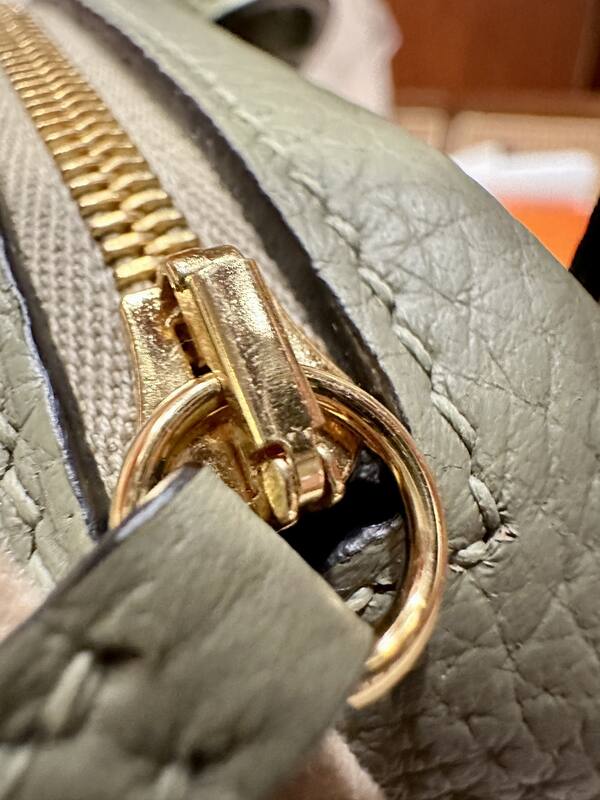 Hermes Lindy Vert Amande Green crossbody — Top Quality Replica