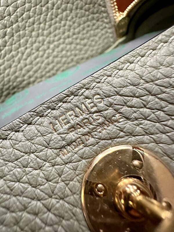 Hermes Bolide Sage green everyday — Premium Replica