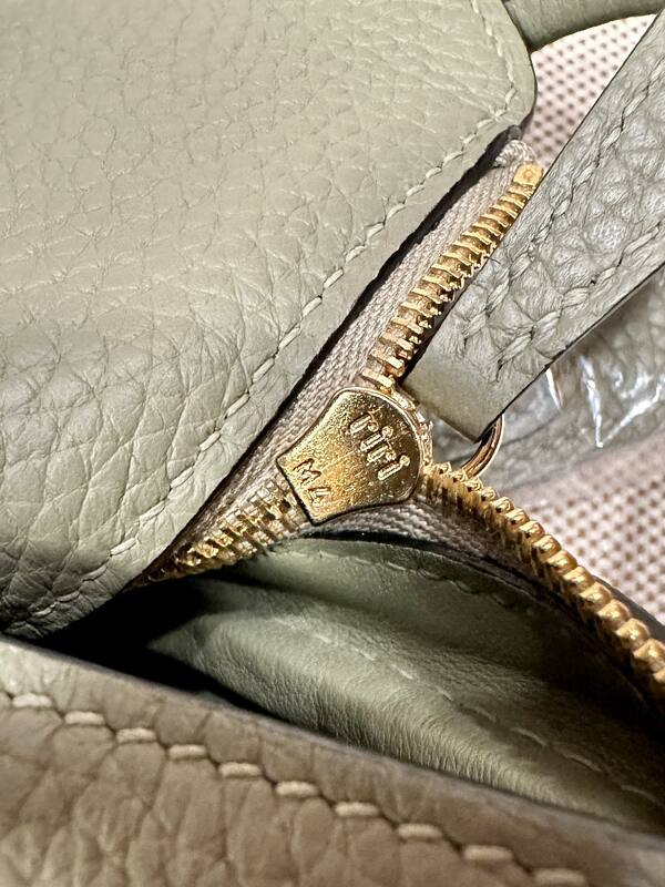 Hermes Bolide Sage green everyday — Premium Replica