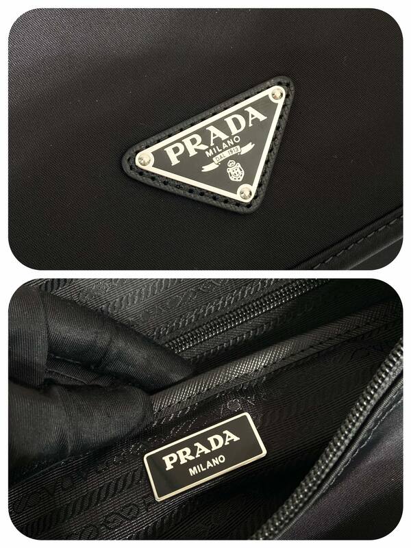 Prada Nylon black 28x22x12cm messenger bag — AAA Quality Replica