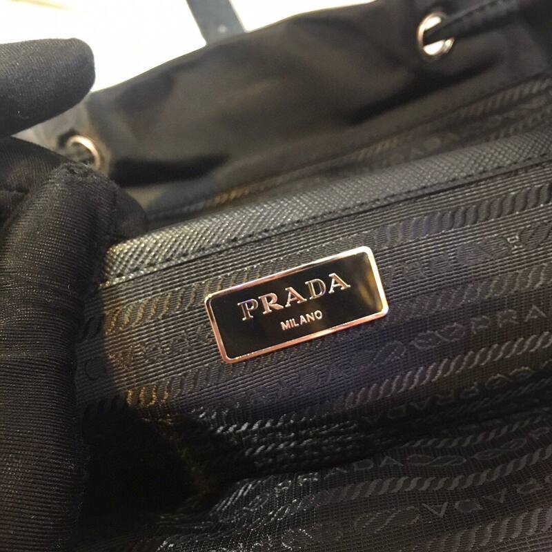 Prada Nylon black 32x30x15cm backpack — 1:1 Replica