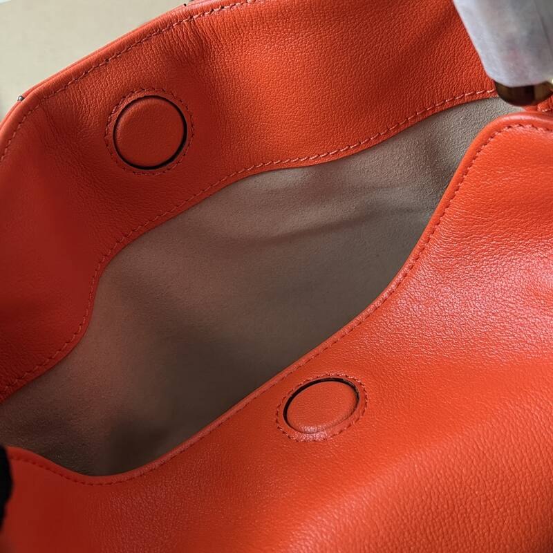 Gucci Orange leather with purple strap crossbody — 1:1 Replica