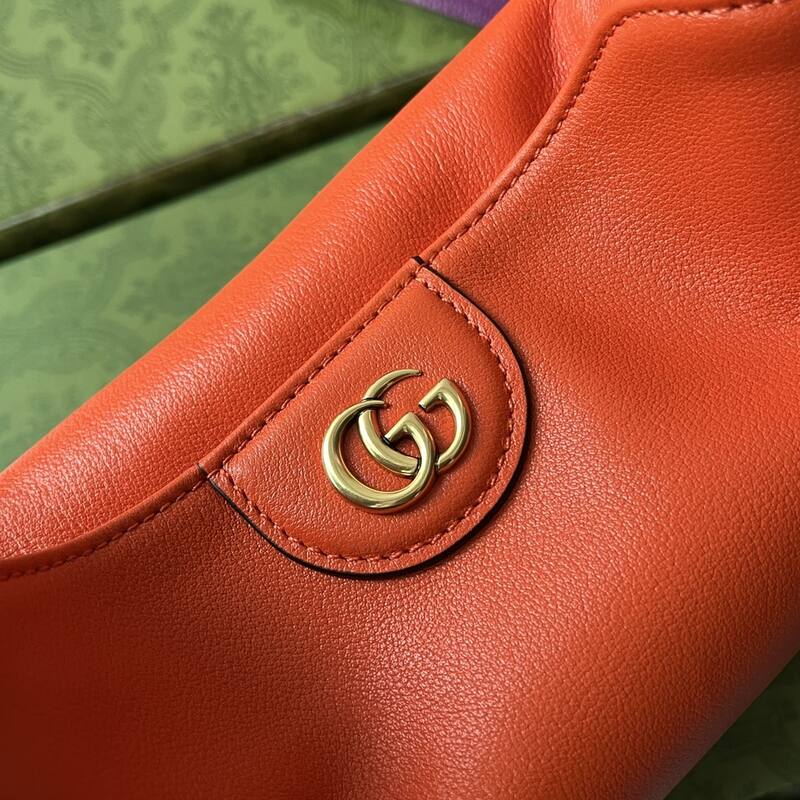 Gucci Orange leather with purple strap crossbody — 1:1 Replica