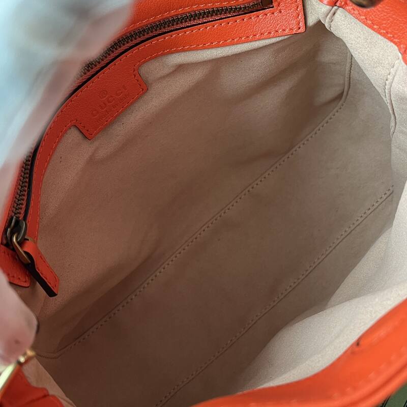 Gucci Orange leather with purple strap crossbody — 1:1 Replica