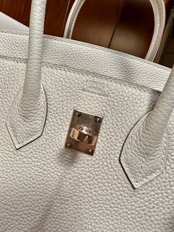 Hermes Birkin 25 Craie Togo 25 handbag — AAA Quality Replica