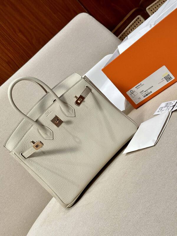 Hermes Birkin 25 Craie Togo 25 handbag — AAA Quality Replica
