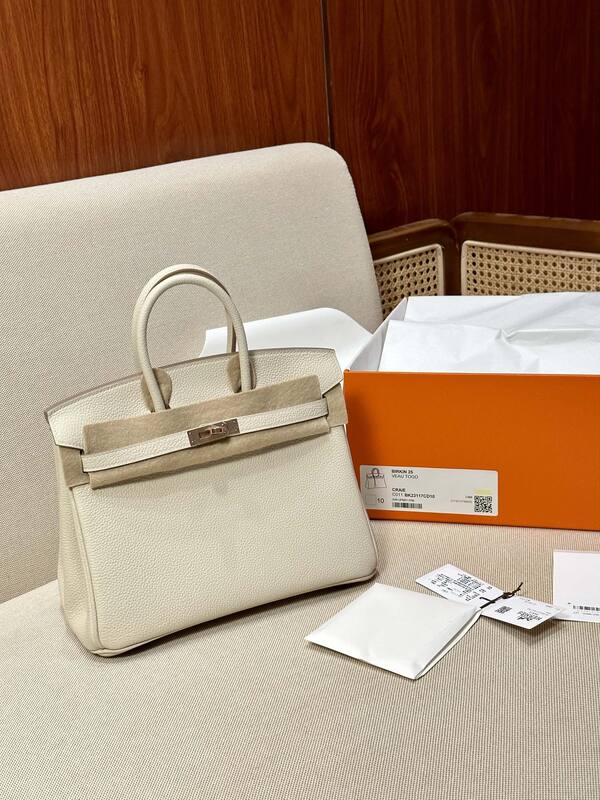 Hermes Birkin 25 Craie Togo 25 handbag — AAA Quality Replica