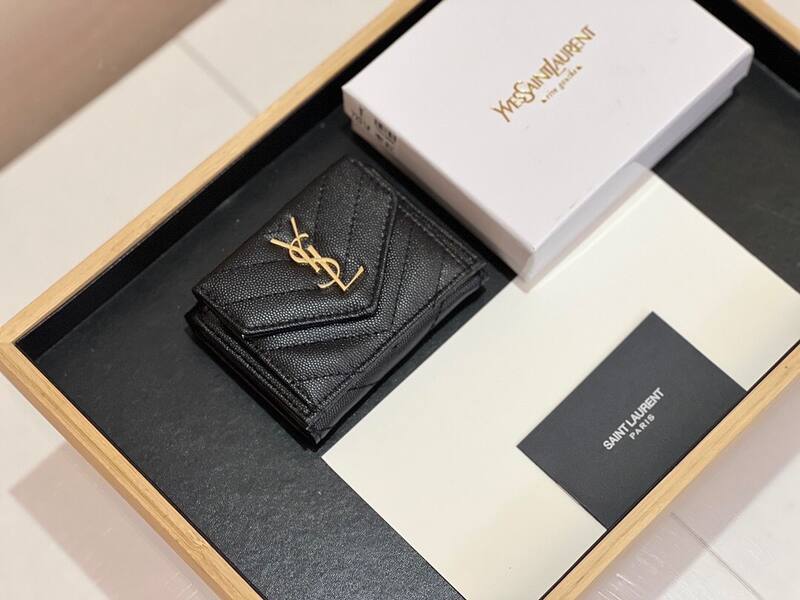 Yves Saint Laurent Wallet on Chain Black crossbody — Top Quality Replica