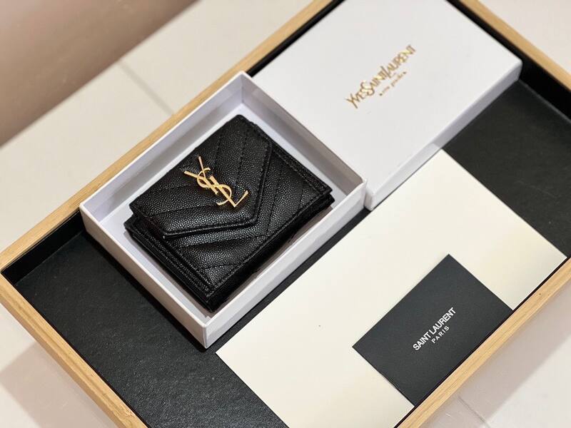 Yves Saint Laurent Wallet on Chain Black crossbody — Top Quality Replica